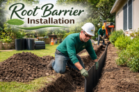 Root Barrier Installation