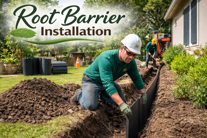Root Barrier Installation